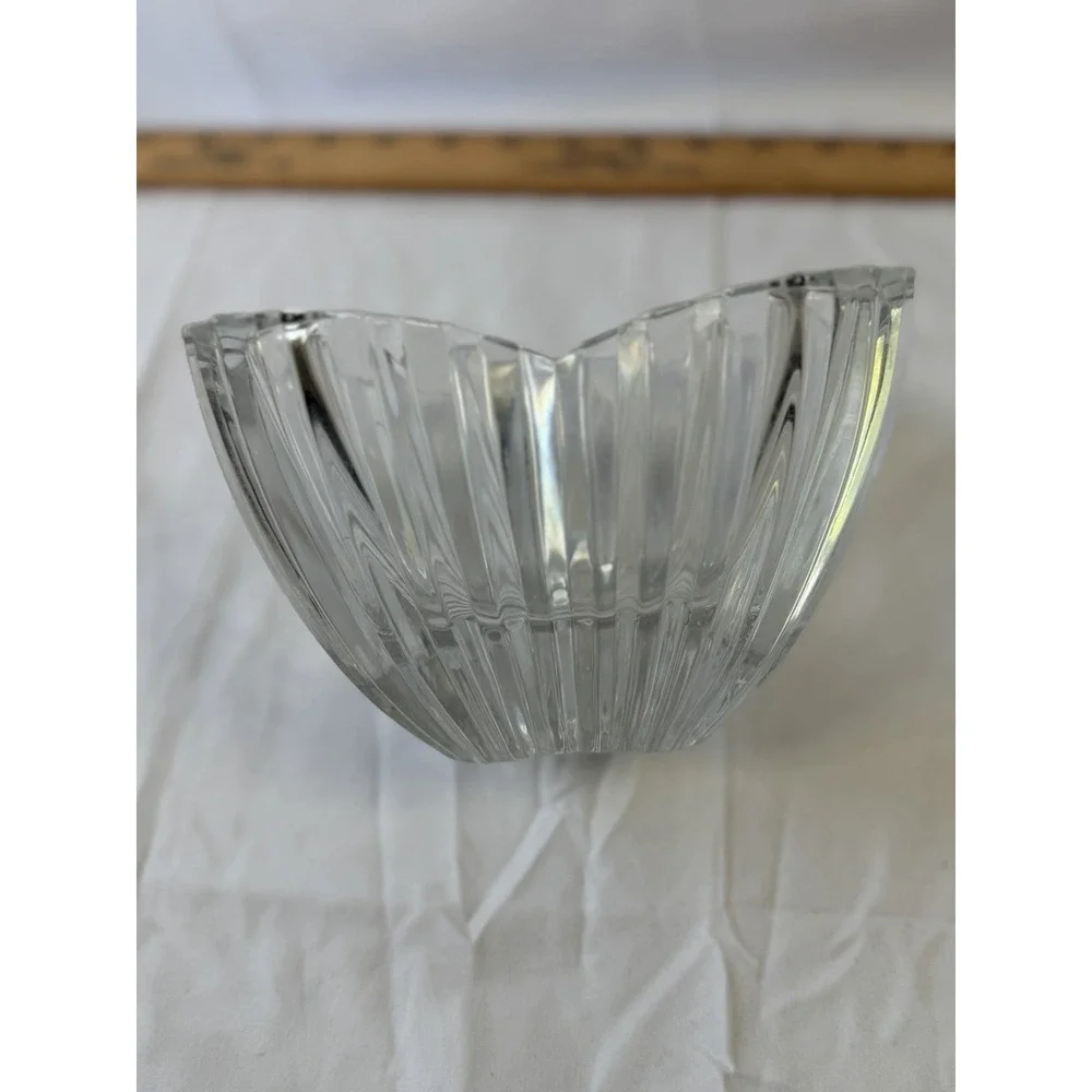 Vintage Discontinued Lydia by Mikasa Crystal Tulip Bowl 7 1/4‎ Inches